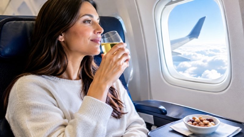 Alcohol on long flights