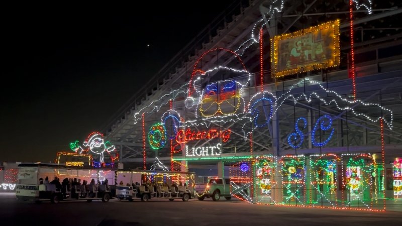 Santa tram for kids